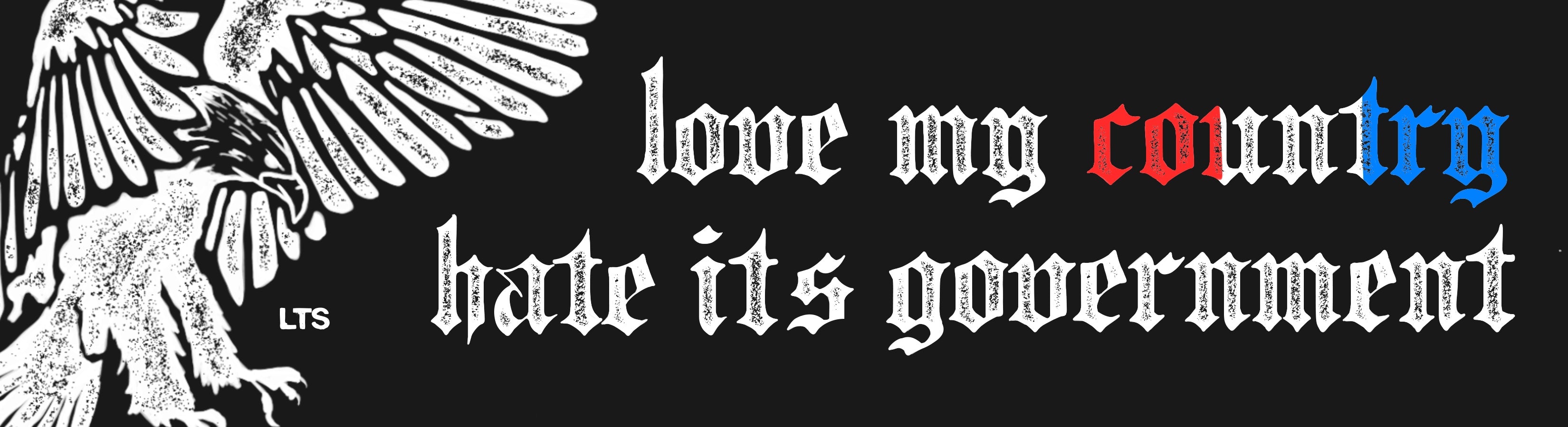 Love My Country Bumper Sticker